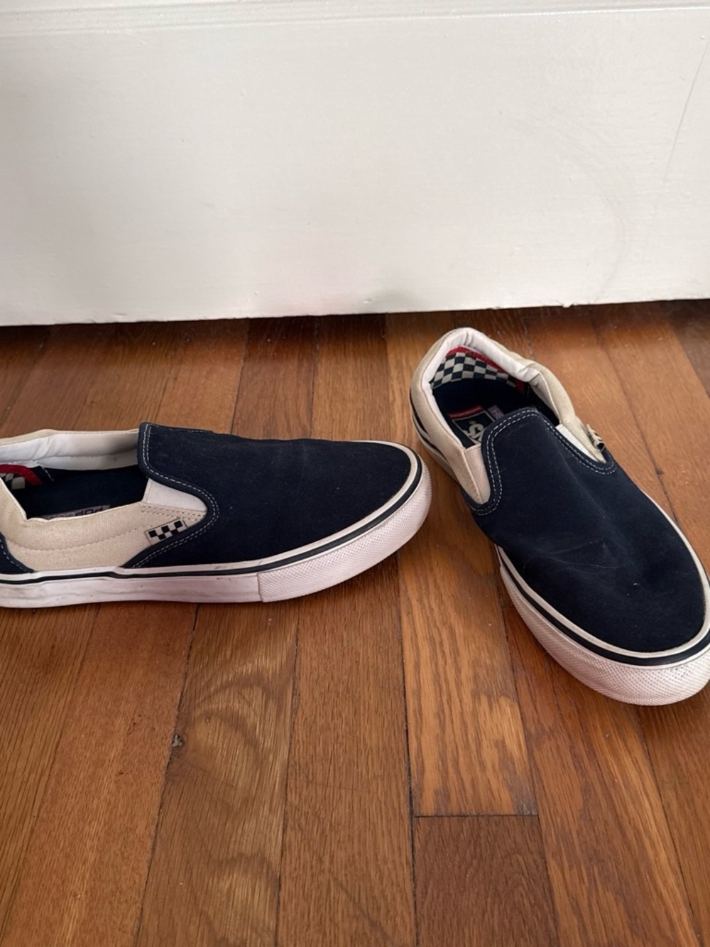 Vans Slip-On Canvas Sneakers M9 - navy & Cream